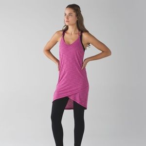 Lululemon Just Chillin pink athletic dress